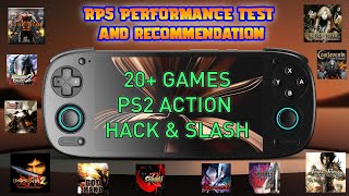 Retroid Pocket 5 Performance Test #2 (NetherSX2 Action and Hack \u0026 Slash Playstation 2 Games)