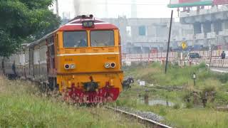 รีวิวถ่ายคลิปขบวนรถไฟวิ่งผ่านอดีตสถานีชท.บางซื่อ1ภาค2