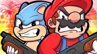 SONIC E MARIO NO JOGO MAIS IMPOSSÍVEL!