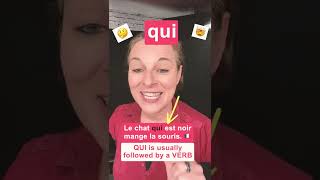 Que or Qui ?! 🤔🤯 #french #frenchtips #frenchforbeginners