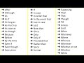 50 common conjunctions in english 📚 parts of speech