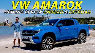 all-new VW Amarok driving REVIEW 2023 - Volkswagen’s Ford Ranger or more different than you think?
