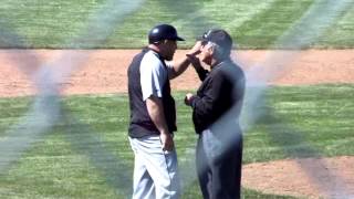 JUCO Manager vs Umpire Argument