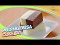 Resep Puding Busa Lapis, Puding Lembut dan Pecah Di Mulut!