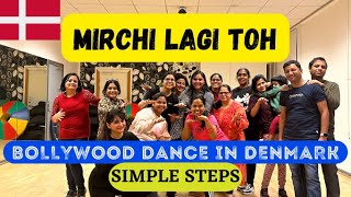 Mirchi Lagi Toh Dance - Coolie No.1 | Beginner Dance | Bollywood Dance in Denmark by Kriti Prajapati