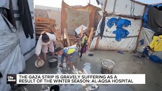 Displaced Palestinians in Gaza suffer through winter season elements