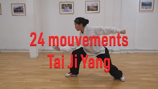 Démonstration des 24 mouvements de Tai Ji Yang avec LIU Cui Fang