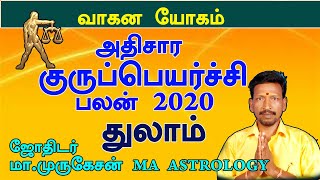 அதிசார குருப்பெயர்ச்சி பலன் துலாம் 2020 astrotvanusuya