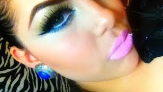 Club MakeUp (royal blue ,gold n black) :) xoxo