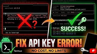 How to Fix API Key Error on Gitlab Free Gateway (OpenClaude Termux)