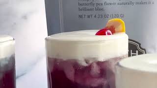 Blackberry Jasmine Ice Tea with Orange Blossom Cold Foam