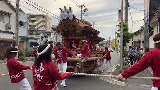 令和4年5月15日大阪市城東区春祭り　　　　だんじり曳行　[鴫野中之町、鴫野西之町、鴫野東之町]