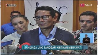 Reaksi Sandiaga Uno Soal Sindiran Megawati kepada Prabowo Subianto - iNews Siang 17/11