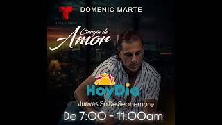 ESTE JUEVES 26 DE SEPTIEMBRE No te pierdas la entrevista exclusiva y Presentación En #HOYDIA