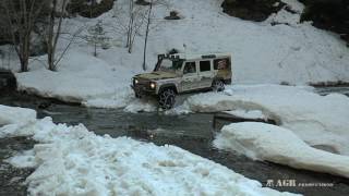 LAND ROVERS RELAXING 4WD TRIP ON SNOW ORDESA NATIONAL PARK-RELAJANTE RUTA EN NIEVE 4x4  EN ORDESA