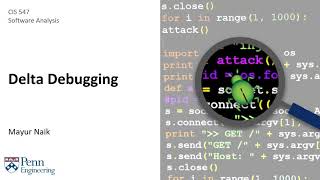Module 10: Delta Debugging