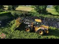 mark troy silage 2022 with his new claas jaguar 990 and jcb 457s ~ by the viaduct co.cork