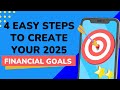 How To Set Goals (4 Easy Steps) | Budgeting Blissmas Series 1:  Ep. 1