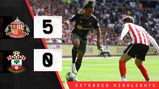 EXTENDED HIGHLIGHTS: Sunderland 5-0 Southampton | Championship