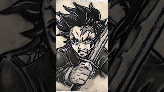 Tanjiro Tattoo Design! #demonslayer #anime #art #tattoo #tanjiro