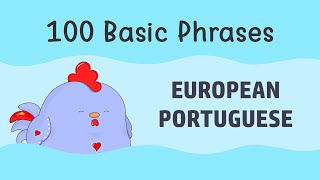 100 PHRASES in Portuguese for Beginners || Self-Study European Portuguese [ENG/PT]