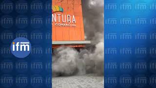 Incendio en el Centro Comercial Aventura