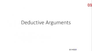 Critical Thinking Lecture: Deductive Arguments (part 1)