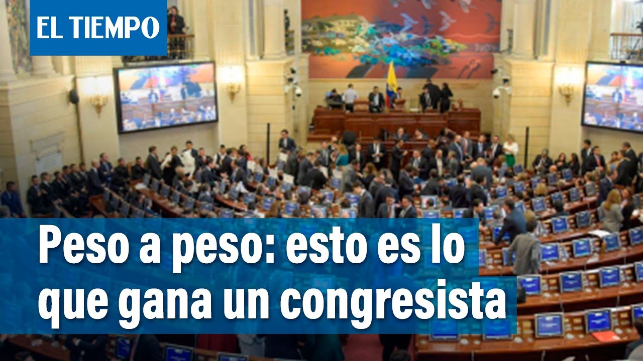 Peso A Peso: Esto Es Lo Que Gana Un Congresista En Colombia | El Tiempo ...