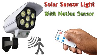 Best Solar Sensor Outdoor Led Light Unboxing, Review \u0026 Teardown - Led Light with Motion Sensor