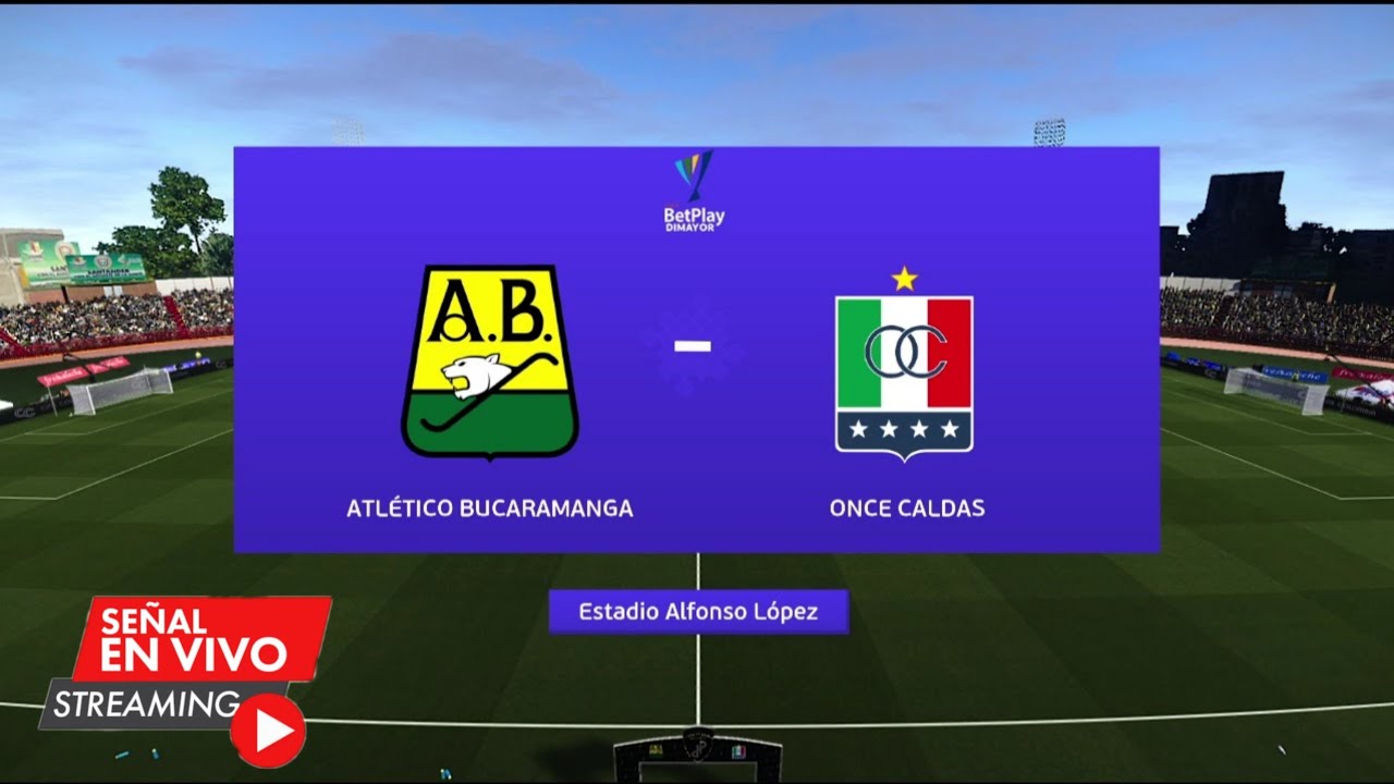 🔴 Bucaramanga Vs Once Caldas En Vivo | Jornada 12 | Liga BetPlay ...