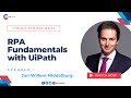 RPA Fundamentals with UiPath (2-hour workshop)