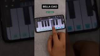 Bella Ciao Easy Piano Notes | Money Heist | Mobile Piano