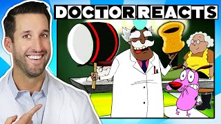 ER Doctor REACTS to Funniest Cartoon Network Medical Scenes