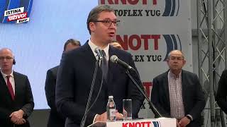 VUČIĆ: NAJVAŽNIJI CILJ NOVA RADNA MESTA! Svečano se otvara pogon fabrike u Bečeju! (KURIR TV UŽIVO)