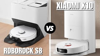 Roborock S8 vs  Xiaomi Robot Vacuum X10 - Which One Is Better? (Specs Comparison)