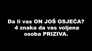 Da li vas ON JOŠ OSJEĆA? 4 znaka da vas voljena osoba PRIZIVA