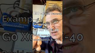 CNC Crash Course #2 G‑Code Moves G0 & G1