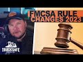 FMCSA rule changes for 2023?