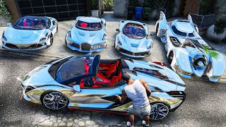 Using TikToks to Steal 100 EXPENSIVE CARS in GTA 5