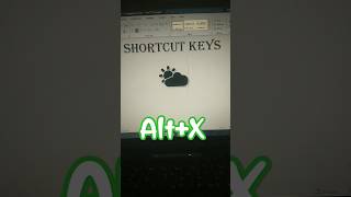 white sun with small cloud ⛅⛅symbol shortcut key #viral #youtubeshorts #msoffice #trending #shorts