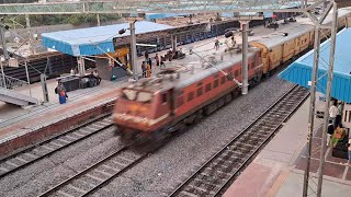 17653 Kacheguda - Puducherry Express High Speed Skipping Umdanagar railway station.