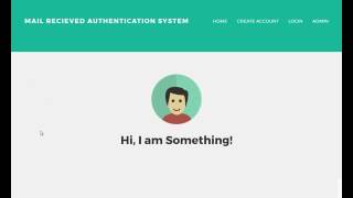 Mail Received Authentication System Java Project