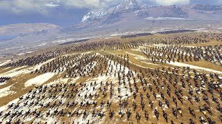 Roman Empire vs Huns | 15000 Units Cinematic Total War Battle