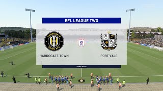 FIFA 22 | Harrogate Town vs Port Vale - EFL League Two | Gameplay