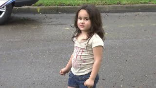 4-year-old girl saves family from burning home