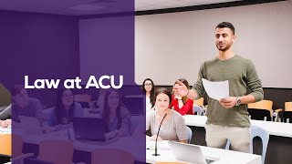 Law at ACU