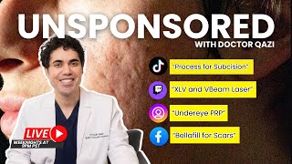 Dr. Qazi discusses The Process of Subcision | Dr. Qazi Unsponsored Live | 1.23.2024