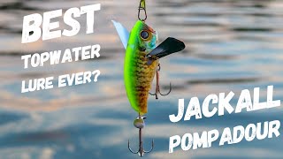 Best Topwater Lure EVER? Jackall Pompadour Review!