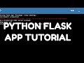 Python Flask App With HTML Template Using render_template #python #webserver