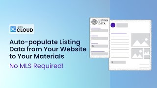 Auto-populate Listing Data from Your Website to a Xara Template - No MLS Required!
